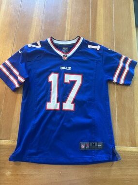 Nike Kids Royal Blue Buffalo Bills Josh Allen #17 Football Jersey